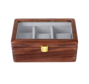 Jewellery Boxes: Watch Box Black Walnut