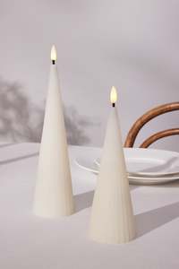 Let's Get Lit - Linea LED Cone Candle Soy