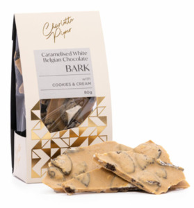 Charlotte Piper Caramelised White Belgian Chocolate with COOKIES & CREAM