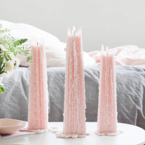 PEONY ROSE - Icicle Candle