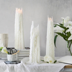 Candle Holders Lanterns Candles: PINOT BLANC - Icicle Candle