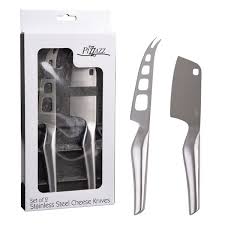 Pizazz Stainless Steel Cheese Knives