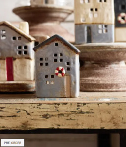 Saint Malo Tea Light House with Buoy Small