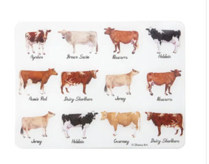 Chopping Boards: Best In Breed Dairy Cow Surface Saver