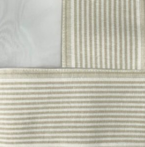 FOOD COVER - Natural/White Stripe