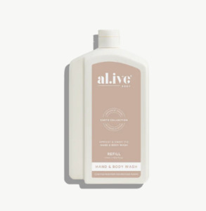 Al Ive: Al.ive Apricot & Sweet Fig Hand & Body Wash Refill
