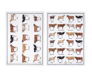 Best In Breed Dairy Cow 2pk Kitchen Towels