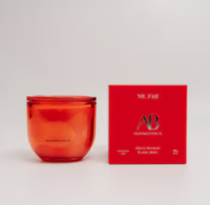 Candle Holders Lanterns Candles: AB CORE CANDLE - MT FUGI - Cherry Blossom & Umi Plum