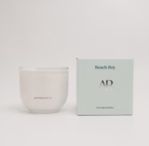 Candle Holders Lanterns Candles: AB CORE CANDLE - BEACH BOY - Coconut LIme