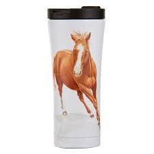 Horses By Charlotte Travel Mug - CHESTNUT