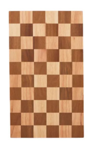 Checkerboard Wooden Butcher Block