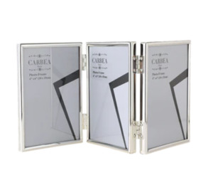 Sale: Silver Triple Picture Frame