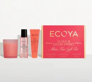 ECOYA Guava & Lychee Sorbet Mini Trio Gift Set