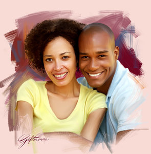 Custom Couple Portrait