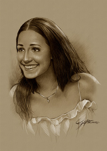 Custom Sepia Pencil Sketch