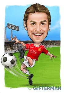 Football Caricature