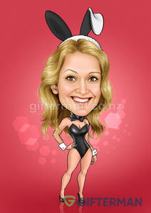 Bunny Girl Caricature