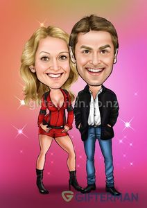 Products: Sexy Couple Caricature
