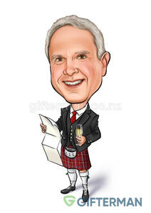 Products: Wedding Groomsman Caricature