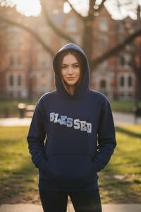 Autumn Winter Collection: Blessed Denim Letters