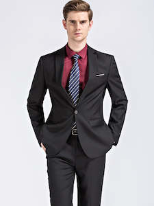 Tuxedo: DSB0220 Slim Fit Business Two Piece Suit