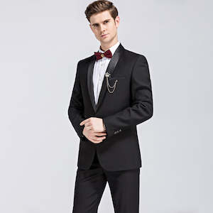Tuxedo: DSB0219 Slim Fit Business Three Piece Suit