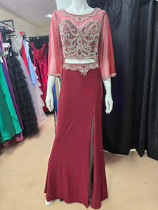 Dresses In New: DPB0104 Embroidered Rhinestone & Beads Ball Dress