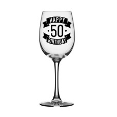 Products: Black Photo Frame: Happy 50th Birthday