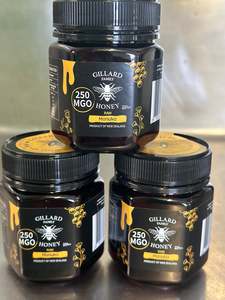 honey: Raw Manuka 250mgo 250gms