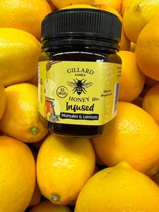 honey: 250gm Manuka 83mgo infused with Lemon