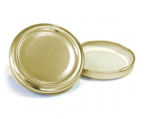 250ml Glass Milk Bottle with Gold Twist Lid (EACH)