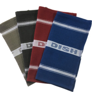 Happy Dish Cloth (Denim or Charcoal)