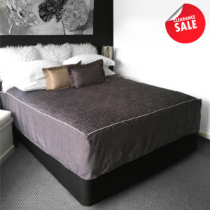 Chapeau Piped Bed Cap - Pewter [CLEARANCE]