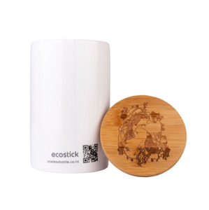 F&B Ecostick Large Ceramic Canister & Lid