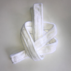 Microfibre Robe Belts - White Only