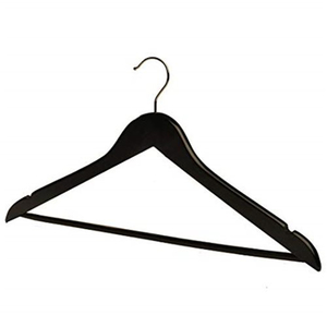 Black Lotus Wood Coat Hanger