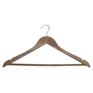 Coat Hanger - Lotus Wood Standard Hooked with Notches