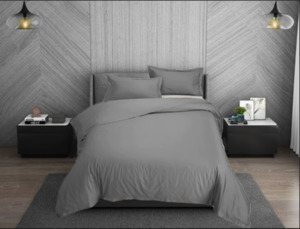Serendipity Charcoal Duvet Cover