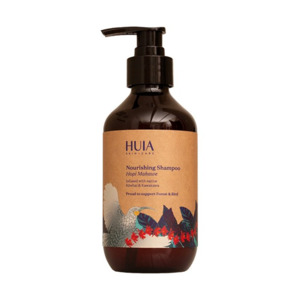 Amenities: Huia F&B Shampoo Bottle