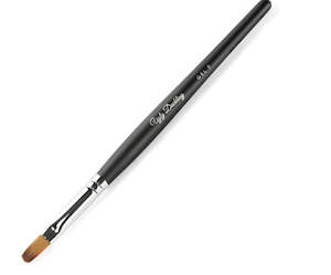 New: Gel Brush 2 - Matte Black Wood Handle