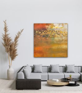 Flamingo Sunset - SOLD - Giraffe Art Gallery