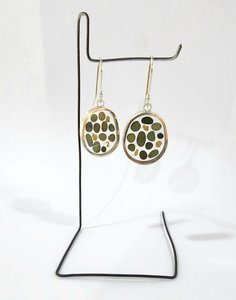 Oval earring - Giraffe Art Gallery