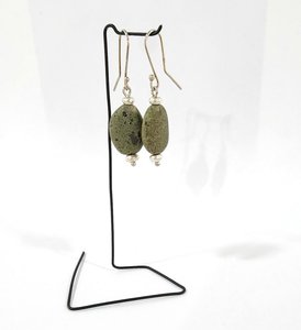 Products: Stone earring - Giraffe Art Gallery