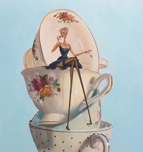 Tea & a Little Something - Giraffe Art Gallery