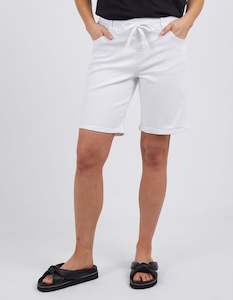 Shorts: Gabby Bermuda Shorts - White
