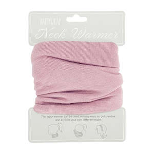 Scarves: Happy Wrap Neck Warmer - Pink