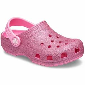 Crocs: Classic Iridescent Glitter Clog Toddlers