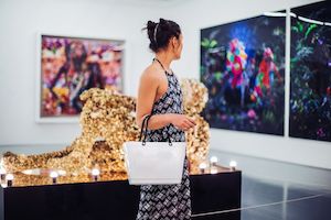 Hinza: Small Hinza Bag - White