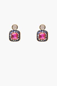 Pink: Tickled Pink Crystal Earring