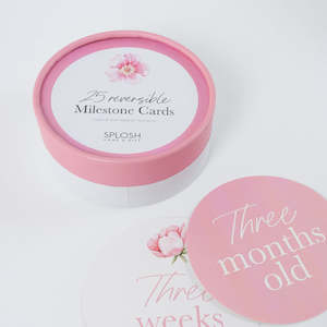 Splosh: Reversible Milestone Cards - Floral